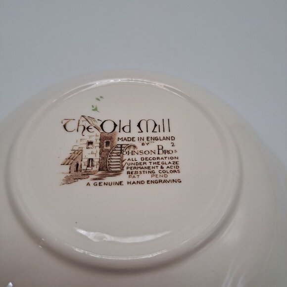 Johnson Bros The Old Mill Oval Serving Bowl Dish Made In England - Picture 9 of 9